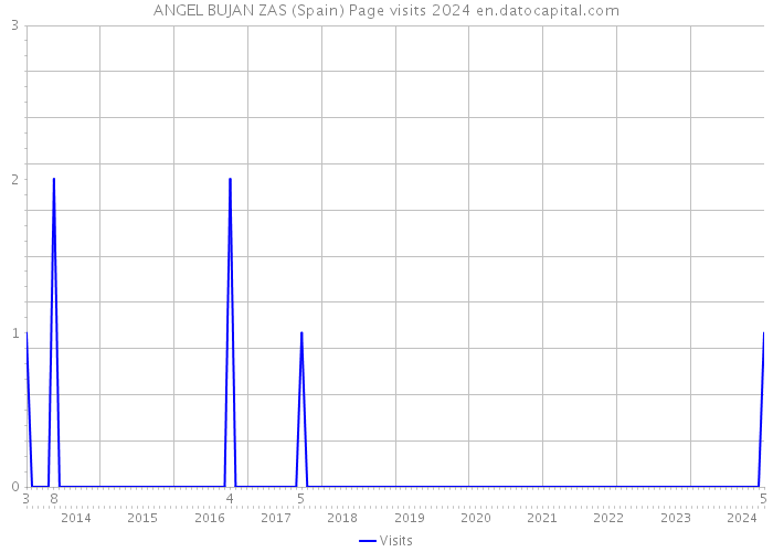 ANGEL BUJAN ZAS (Spain) Page visits 2024 