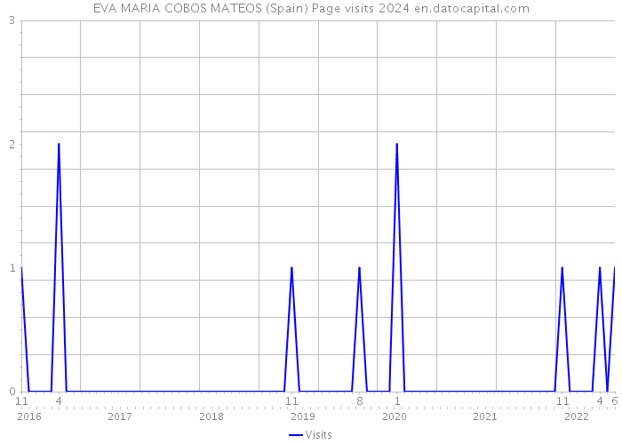 EVA MARIA COBOS MATEOS (Spain) Page visits 2024 