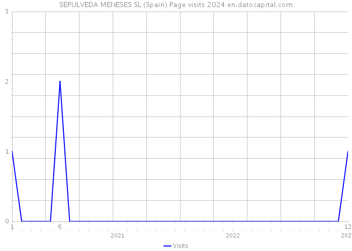 SEPULVEDA MENESES SL (Spain) Page visits 2024 