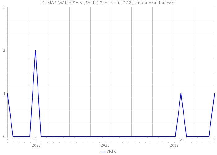 KUMAR WALIA SHIV (Spain) Page visits 2024 