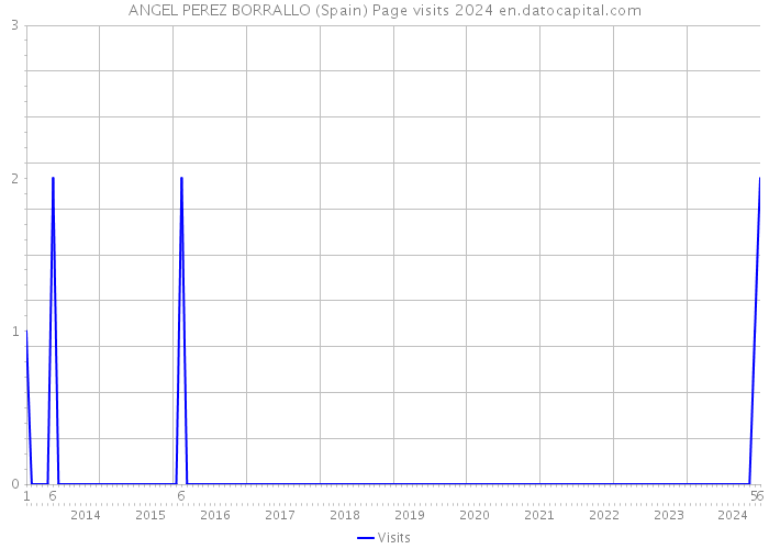 ANGEL PEREZ BORRALLO (Spain) Page visits 2024 