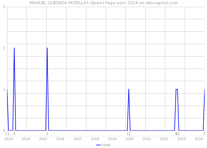 MANUEL QUESADA MORILLAS (Spain) Page visits 2024 