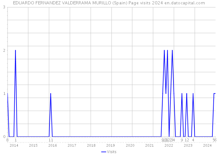 EDUARDO FERNANDEZ VALDERRAMA MURILLO (Spain) Page visits 2024 