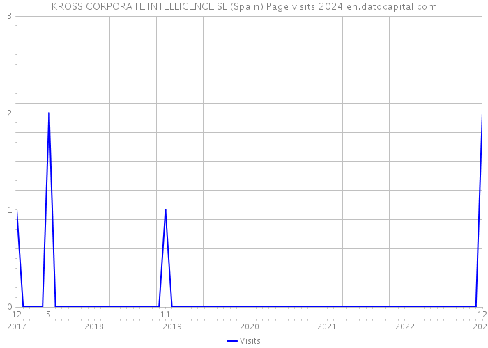 KROSS CORPORATE INTELLIGENCE SL (Spain) Page visits 2024 