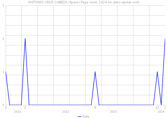 ANTONIO CRUZ CABEZA (Spain) Page visits 2024 