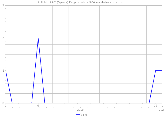 KUHNE KAY (Spain) Page visits 2024 