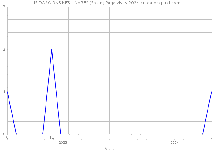 ISIDORO RASINES LINARES (Spain) Page visits 2024 