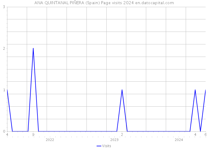 ANA QUINTANAL PIÑERA (Spain) Page visits 2024 