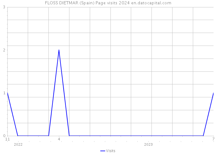 FLOSS DIETMAR (Spain) Page visits 2024 