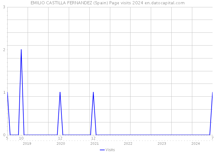 EMILIO CASTILLA FERNANDEZ (Spain) Page visits 2024 