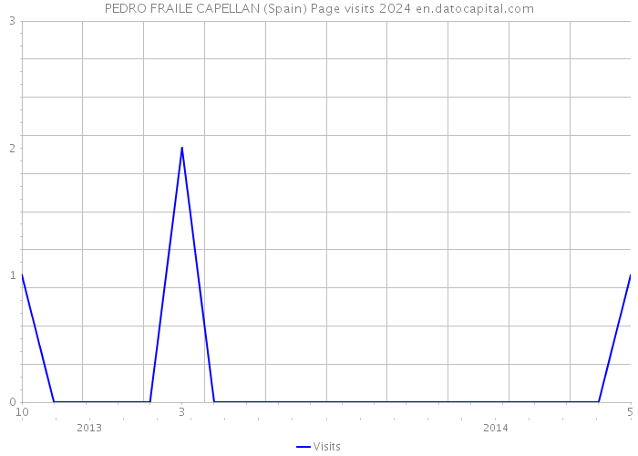 PEDRO FRAILE CAPELLAN (Spain) Page visits 2024 