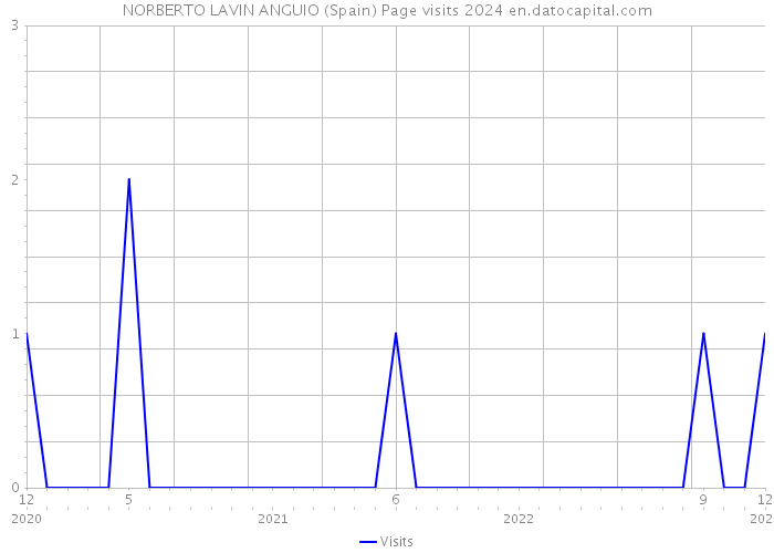 NORBERTO LAVIN ANGUIO (Spain) Page visits 2024 
