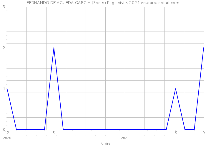 FERNANDO DE AGUEDA GARCIA (Spain) Page visits 2024 