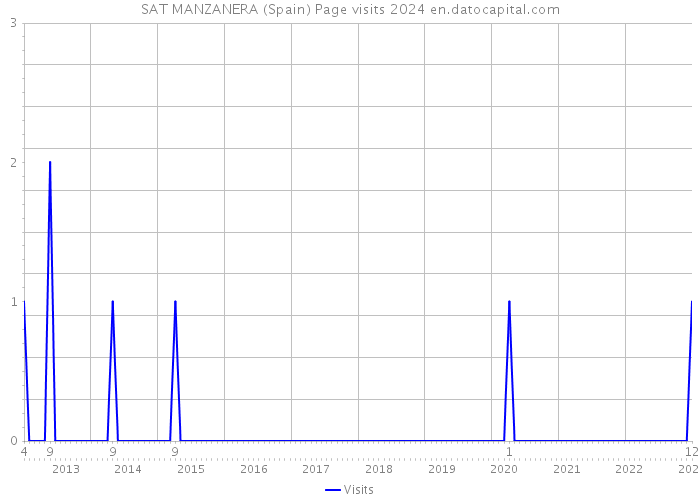 SAT MANZANERA (Spain) Page visits 2024 