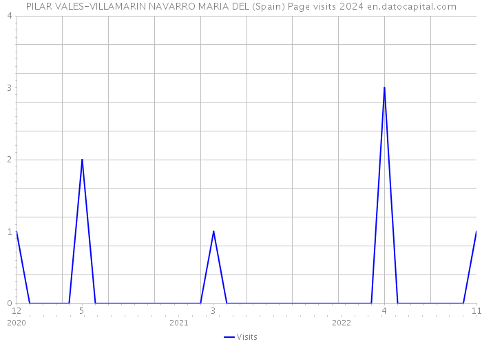 PILAR VALES-VILLAMARIN NAVARRO MARIA DEL (Spain) Page visits 2024 