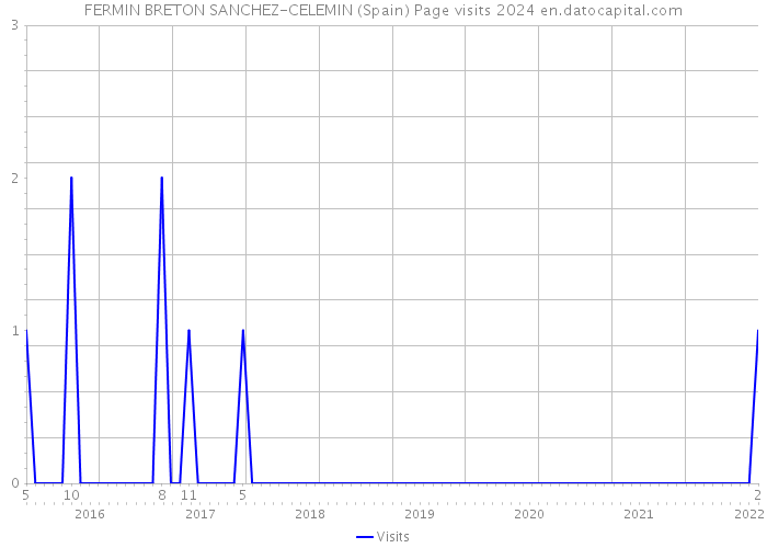 FERMIN BRETON SANCHEZ-CELEMIN (Spain) Page visits 2024 