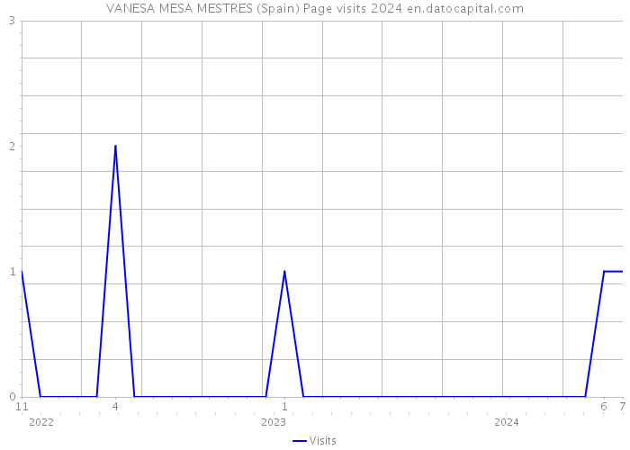 VANESA MESA MESTRES (Spain) Page visits 2024 