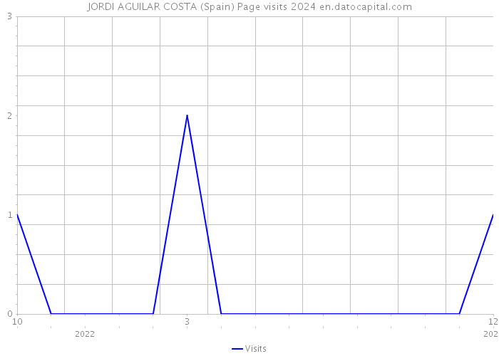 JORDI AGUILAR COSTA (Spain) Page visits 2024 