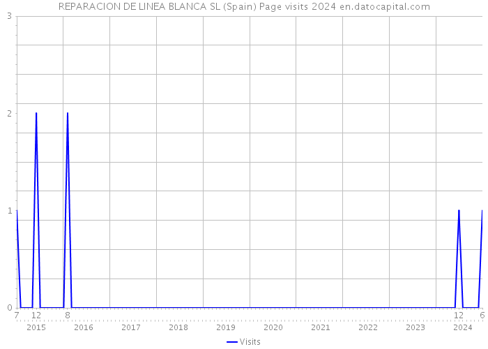 REPARACION DE LINEA BLANCA SL (Spain) Page visits 2024 