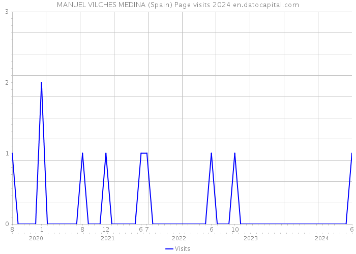 MANUEL VILCHES MEDINA (Spain) Page visits 2024 