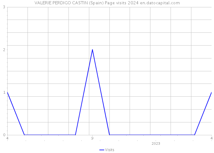 VALERIE PERDIGO CASTIN (Spain) Page visits 2024 