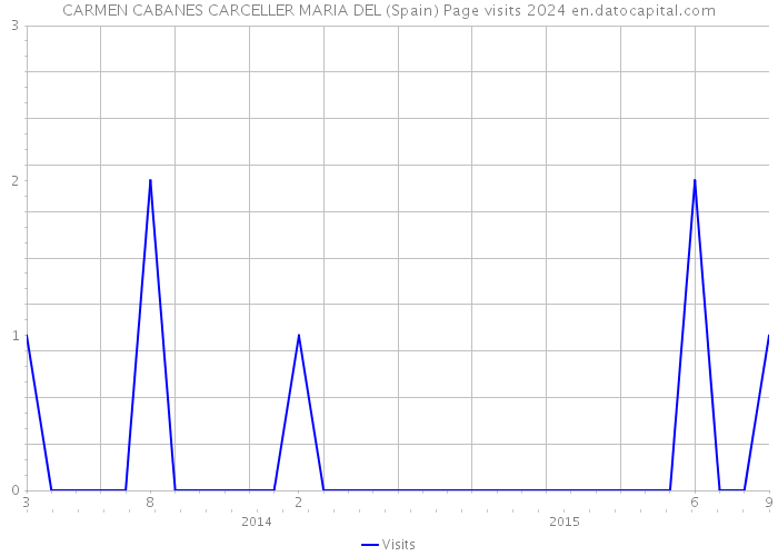 CARMEN CABANES CARCELLER MARIA DEL (Spain) Page visits 2024 