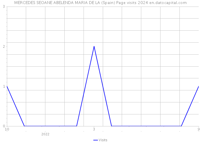 MERCEDES SEOANE ABELENDA MARIA DE LA (Spain) Page visits 2024 