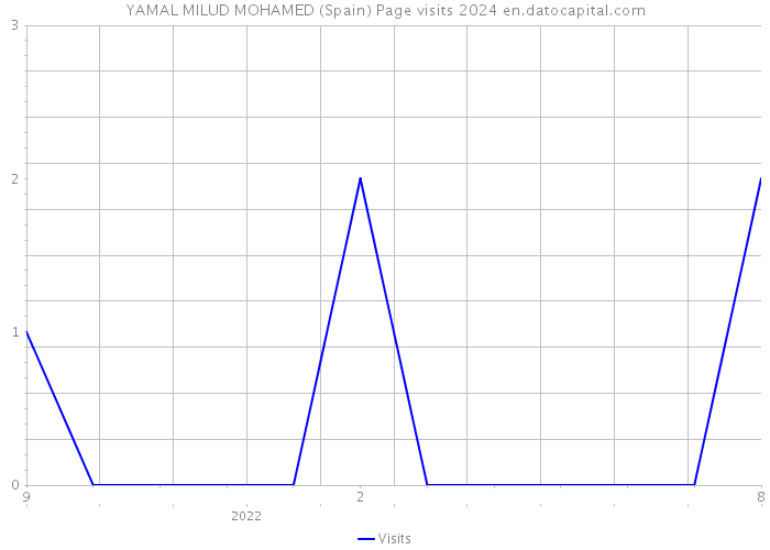 YAMAL MILUD MOHAMED (Spain) Page visits 2024 