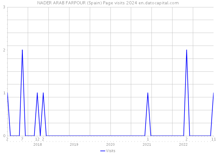 NADER ARAB FARPOUR (Spain) Page visits 2024 