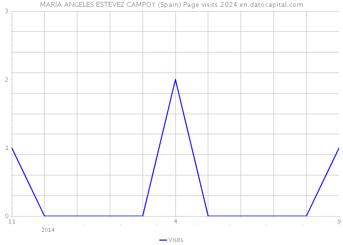 MARIA ANGELES ESTEVEZ CAMPOY (Spain) Page visits 2024 