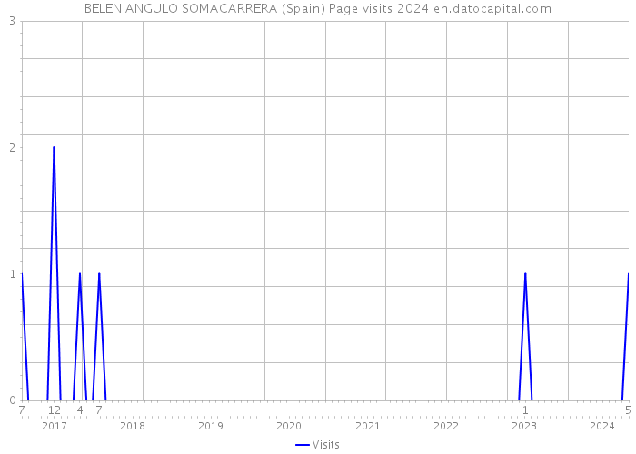 BELEN ANGULO SOMACARRERA (Spain) Page visits 2024 