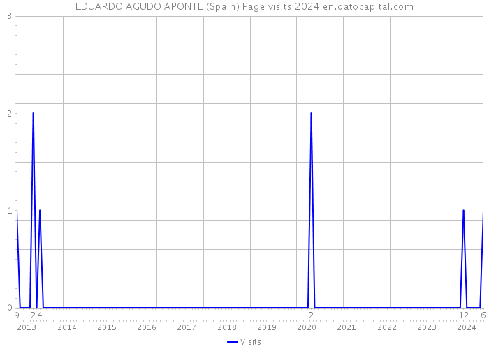 EDUARDO AGUDO APONTE (Spain) Page visits 2024 