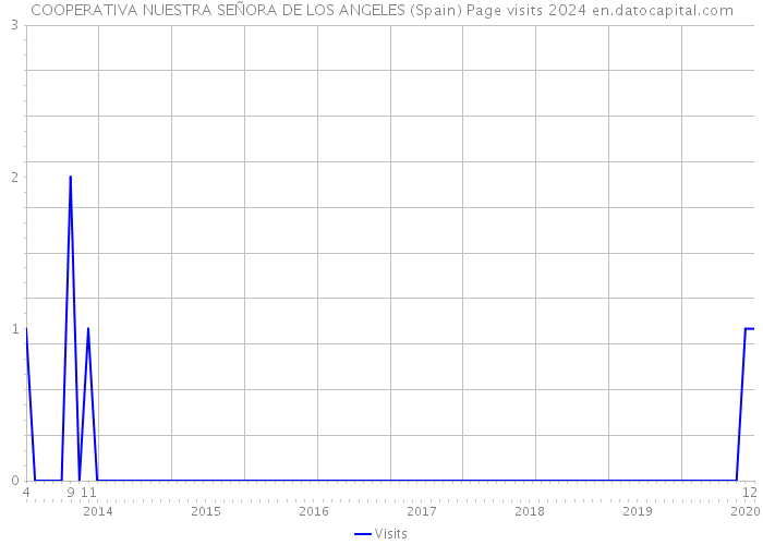 COOPERATIVA NUESTRA SEÑORA DE LOS ANGELES (Spain) Page visits 2024 