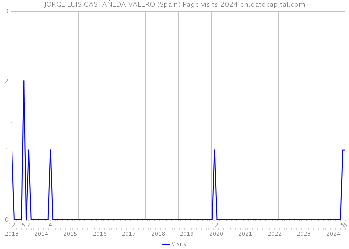 JORGE LUIS CASTAÑEDA VALERO (Spain) Page visits 2024 