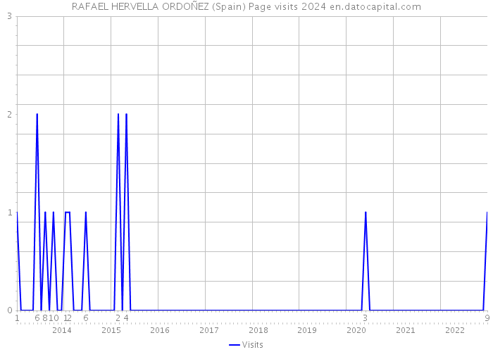 RAFAEL HERVELLA ORDOÑEZ (Spain) Page visits 2024 