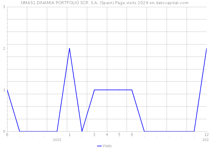 NMAS1 DINAMIA PORTFOLIO SCR S.A. (Spain) Page visits 2024 