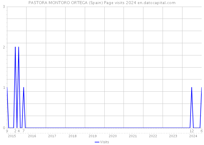 PASTORA MONTORO ORTEGA (Spain) Page visits 2024 