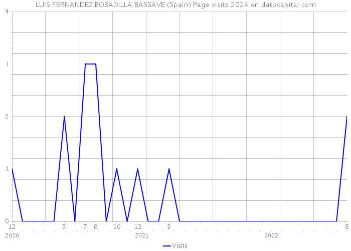 LUIS FERNANDEZ BOBADILLA BASSAVE (Spain) Page visits 2024 