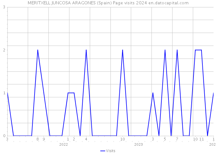 MERITXELL JUNCOSA ARAGONES (Spain) Page visits 2024 