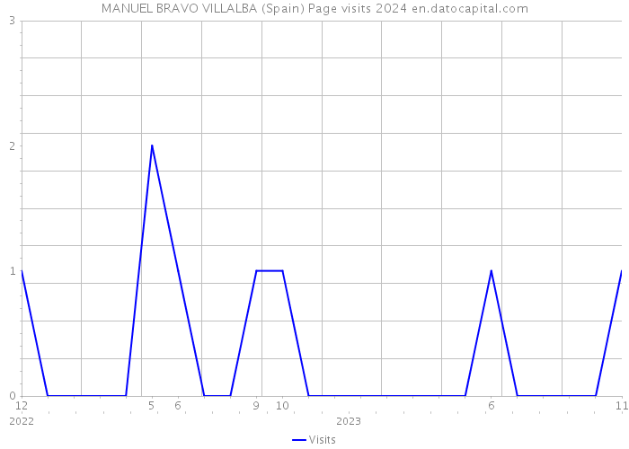 MANUEL BRAVO VILLALBA (Spain) Page visits 2024 