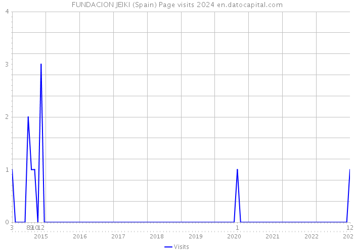 FUNDACION JEIKI (Spain) Page visits 2024 
