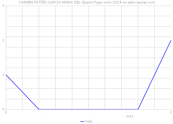 CARMEN PATIÑO GARCIA MARIA DEL (Spain) Page visits 2024 