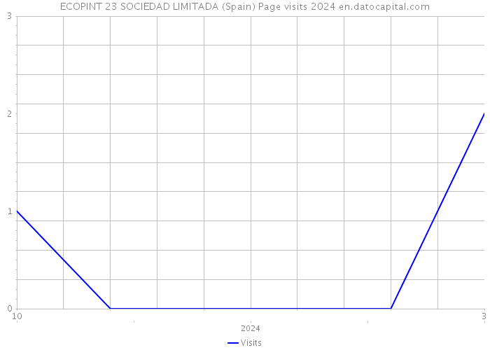 ECOPINT 23 SOCIEDAD LIMITADA (Spain) Page visits 2024 