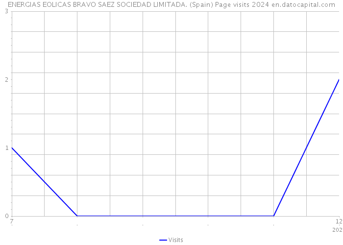 ENERGIAS EOLICAS BRAVO SAEZ SOCIEDAD LIMITADA. (Spain) Page visits 2024 