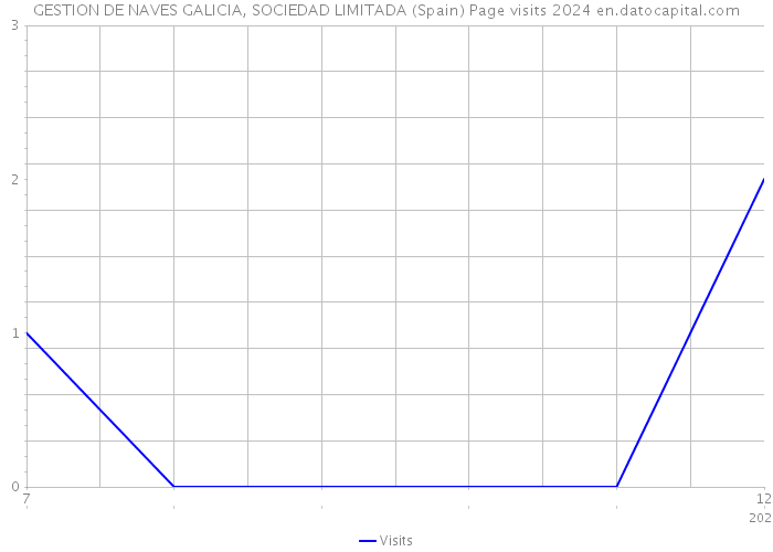 GESTION DE NAVES GALICIA, SOCIEDAD LIMITADA (Spain) Page visits 2024 