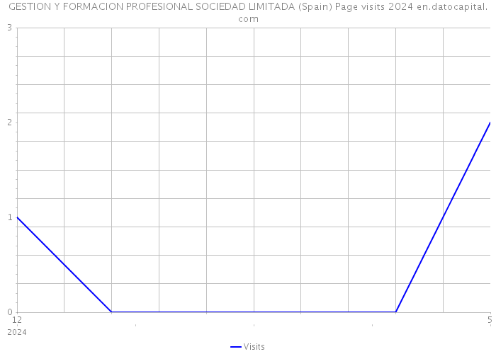 GESTION Y FORMACION PROFESIONAL SOCIEDAD LIMITADA (Spain) Page visits 2024 