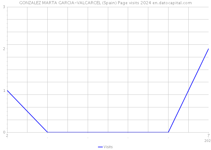 GONZALEZ MARTA GARCIA-VALCARCEL (Spain) Page visits 2024 