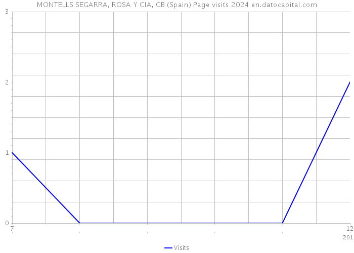 MONTELLS SEGARRA, ROSA Y CIA, CB (Spain) Page visits 2024 