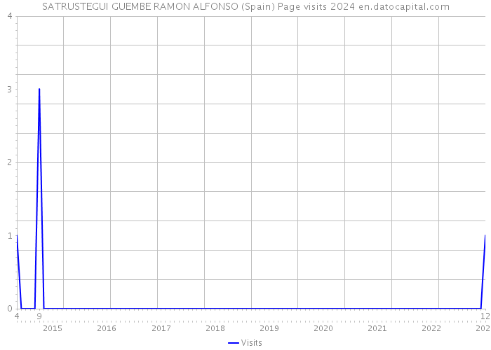 SATRUSTEGUI GUEMBE RAMON ALFONSO (Spain) Page visits 2024 