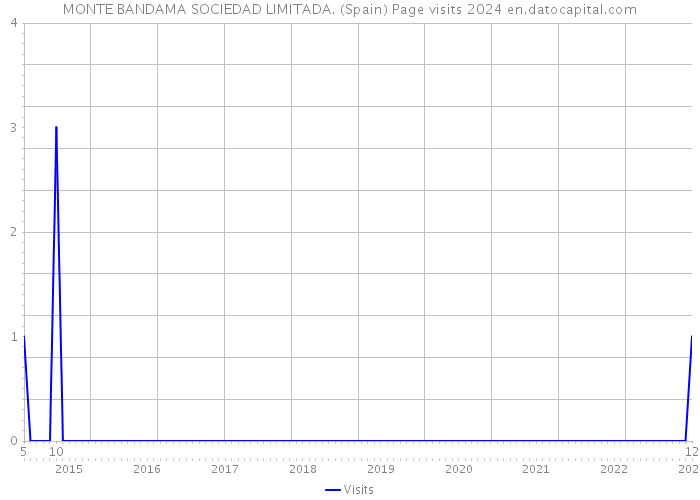 MONTE BANDAMA SOCIEDAD LIMITADA. (Spain) Page visits 2024 